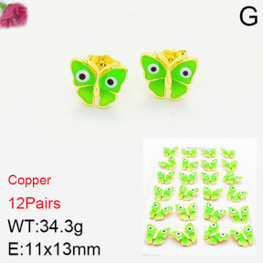Fashion Copper Earrings  F2E300265akoa-J22