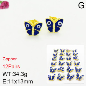 Fashion Copper Earrings  F2E300270akoa-J22