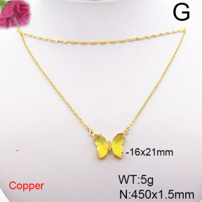 Fashion Copper Necklace  F6N405314vbmb-J73