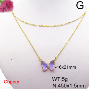 Fashion Copper Necklace  F6N405317vbmb-J73