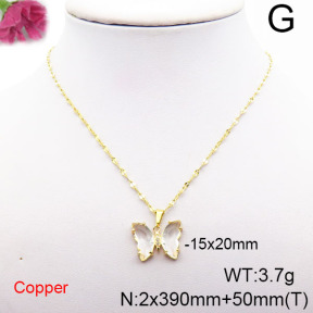 Fashion Copper Necklace  F6N405320vbll-J73