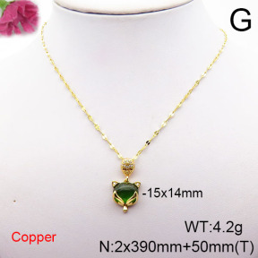 Fashion Copper Necklace  F6N405322vbll-J73
