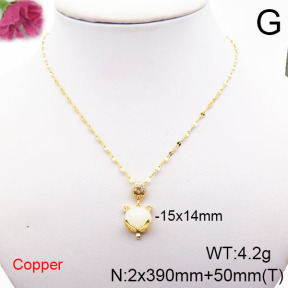Fashion Copper Necklace  F6N405323vbll-J73