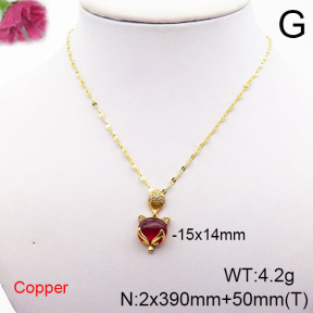 Fashion Copper Necklace  F6N405324vbll-J73