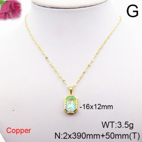 Fashion Copper Necklace  F6N405326vbll-J73