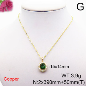 Fashion Copper Necklace  F6N405330vbll-J73