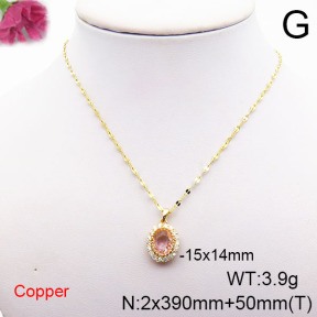 Fashion Copper Necklace  F6N405332vbll-J73