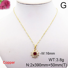 Fashion Copper Necklace  F6N405335vbll-J73