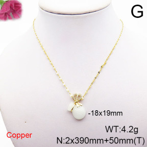 Fashion Copper Necklace  F6N405338vbll-J73