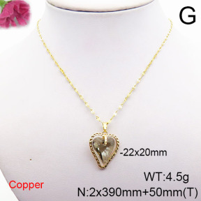 Fashion Copper Necklace  F6N405341vbll-J73