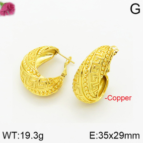 Fashion Copper Earrings  F2E200225bhva-J40