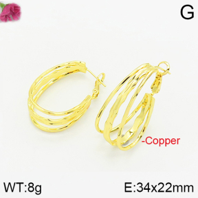 Fashion Copper Earrings  F2E200236bbov-J40
