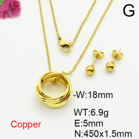Fashion Copper Sets  F6S005111vbnl-J48