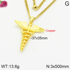 Fashion Copper Necklace  F2N200014vhha-J48