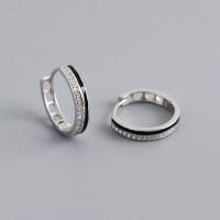 925 Silver Earrings  WT:2.5g  3.2*16mm  JE3715aiov-Y10  EH1416