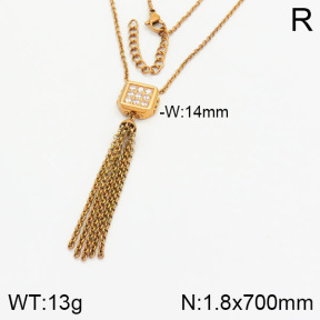 Stainless Steel Necklace  2N4001441bhva-323