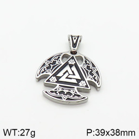 Stainless Steel Pendant  2P2001024bbov-239