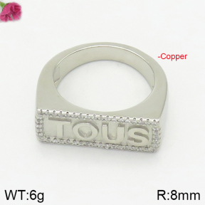 Tous  Fashion Copper Rings  6-9#  PR0172555ahlv-J82