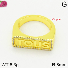 Tous  Fashion Copper Rings  6-9#  PR0172556vhmv-J82