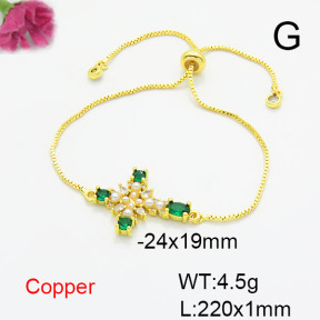 Fashion Copper Bracelet  F6B405689bbov-L017