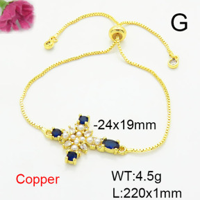Fashion Copper Bracelet  F6B405690bbov-L017
