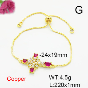 Fashion Copper Bracelet  F6B405692bbov-L017