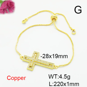 Fashion Copper Bracelet  F6B405693bbov-L017