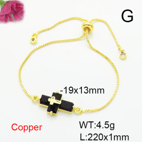 Fashion Copper Bracelet  F6B405701ablb-L017