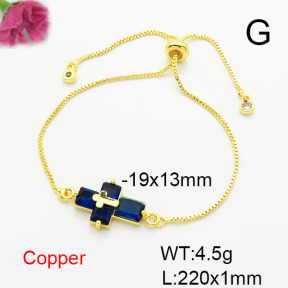 Fashion Copper Bracelet  F6B405703ablb-L017