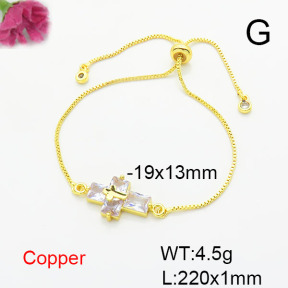 Fashion Copper Bracelet  F6B405704ablb-L017