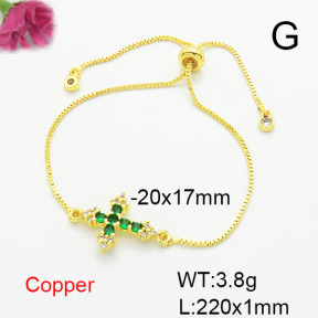Fashion Copper Bracelet  F6B405710ablb-L017