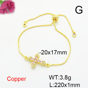 Fashion Copper Bracelet  F6B405712ablb-L017