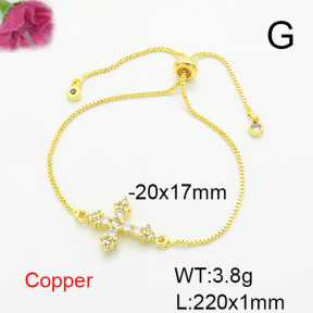 Fashion Copper Bracelet  F6B405714ablb-L017