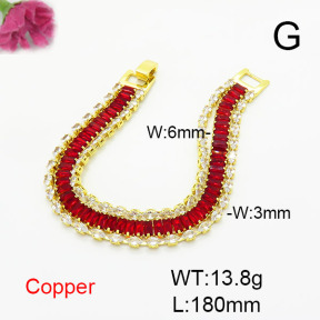 Fashion Copper Bracelet  F6B405715ahjb-L017