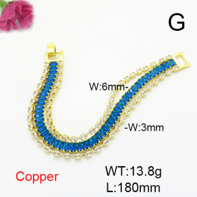 Fashion Copper Bracelet  F6B405716ahjb-L017