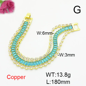 Fashion Copper Bracelet  F6B405718ahjb-L017