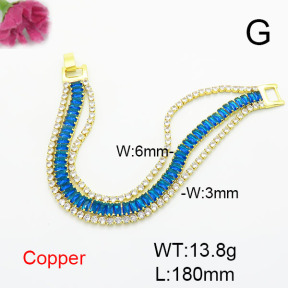 Fashion Copper Bracelet  F6B405723ahjb-L017