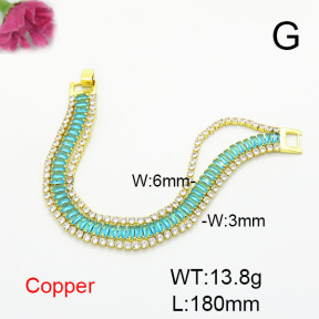 Fashion Copper Bracelet  F6B405724ahjb-L017
