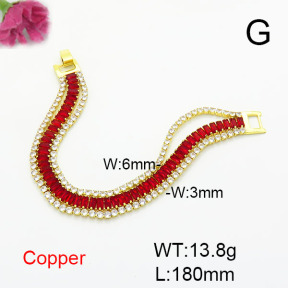 Fashion Copper Bracelet  F6B405726ahjb-L017