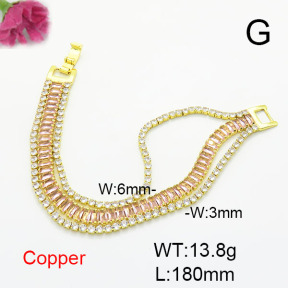 Fashion Copper Bracelet  F6B405727ahjb-L017