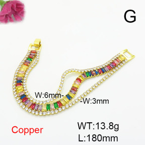 Fashion Copper Bracelet  F6B405728ahjb-L017