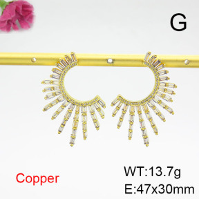 Fashion Copper Earrings  F6E404515aivb-L017