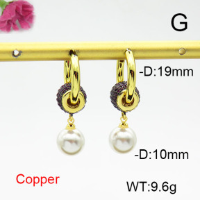 Fashion Copper Earrings  F6E404516bhia-L017