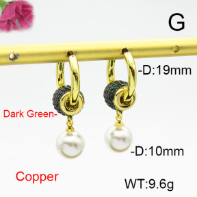 Fashion Copper Earrings  F6E404518bhia-L017