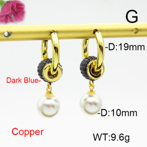 Fashion Copper Earrings  F6E404519bhia-L017