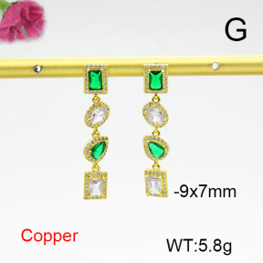Fashion Copper Earrings  F6E404525bhva-L017