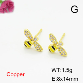 Fashion Copper Earrings  F6E404527ablb-L017