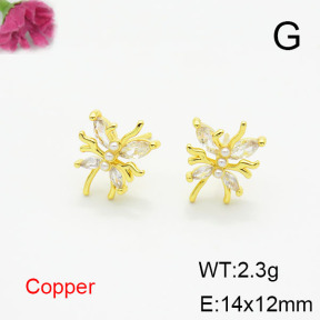 Fashion Copper Earrings  F6E404531ablb-L017