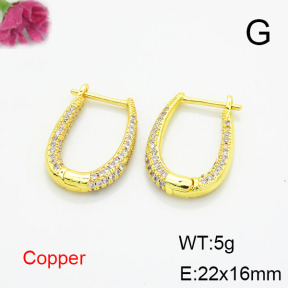 Fashion Copper Earrings  F6E404532bbov-L017