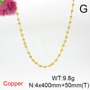 Fashion Copper Necklace  F6N200295vail-L017